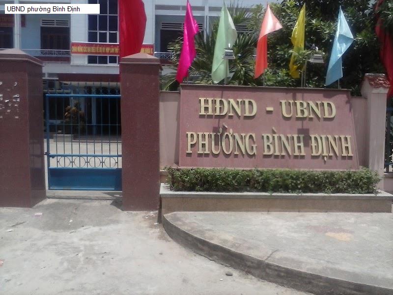 UBND phường Bình Định