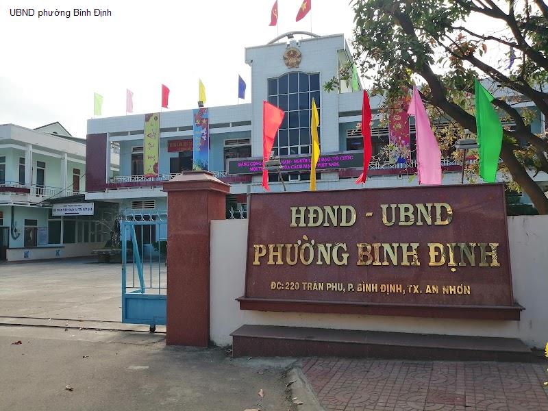 UBND phường Bình Định