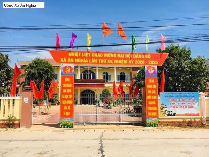 Ubnd Xã Ân Nghĩa