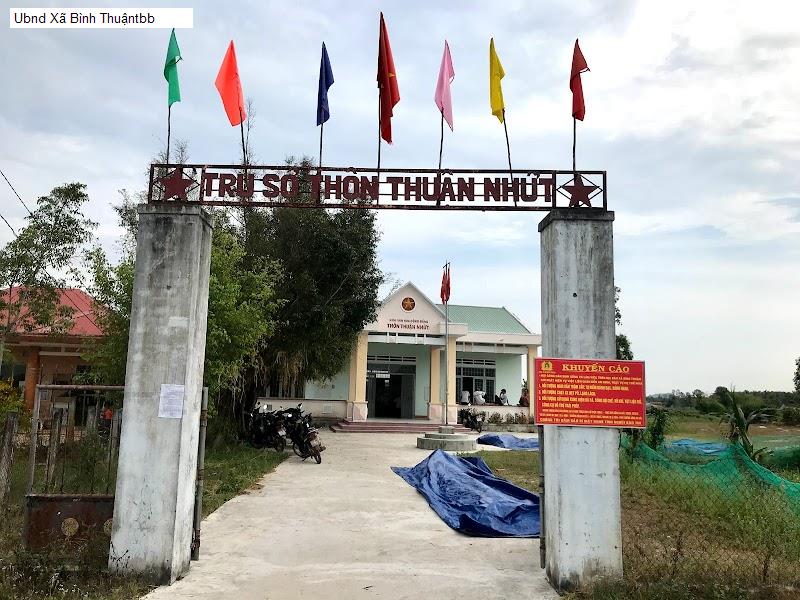 Ubnd Xã Bình Thuậntbb