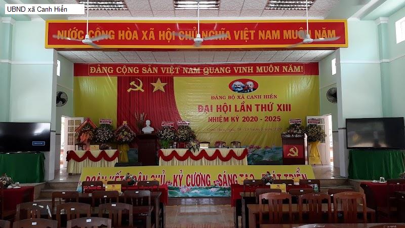UBND xã Canh Hiển