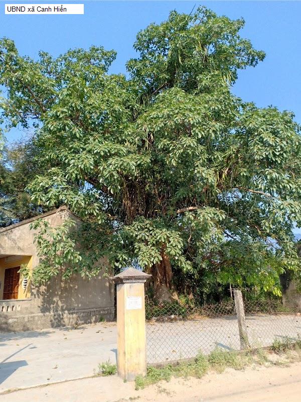 UBND xã Canh Hiển