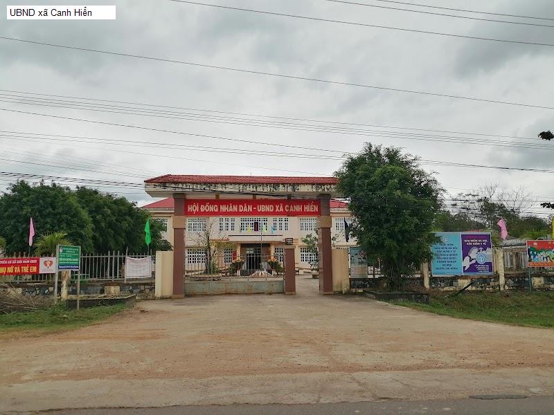 UBND xã Canh Hiển