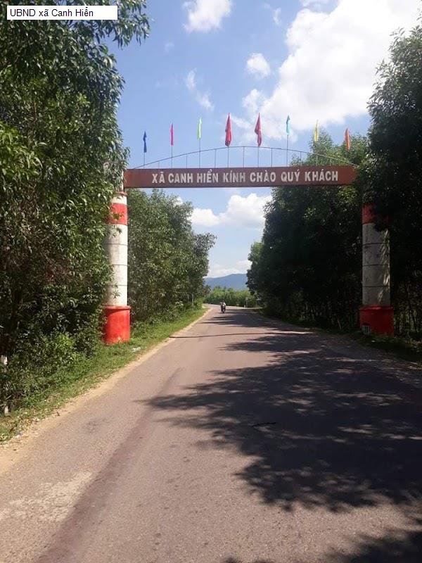 UBND xã Canh Hiển